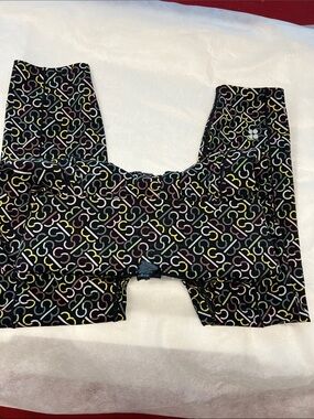 Sweaty Betty power high waist leggings/black with SB print